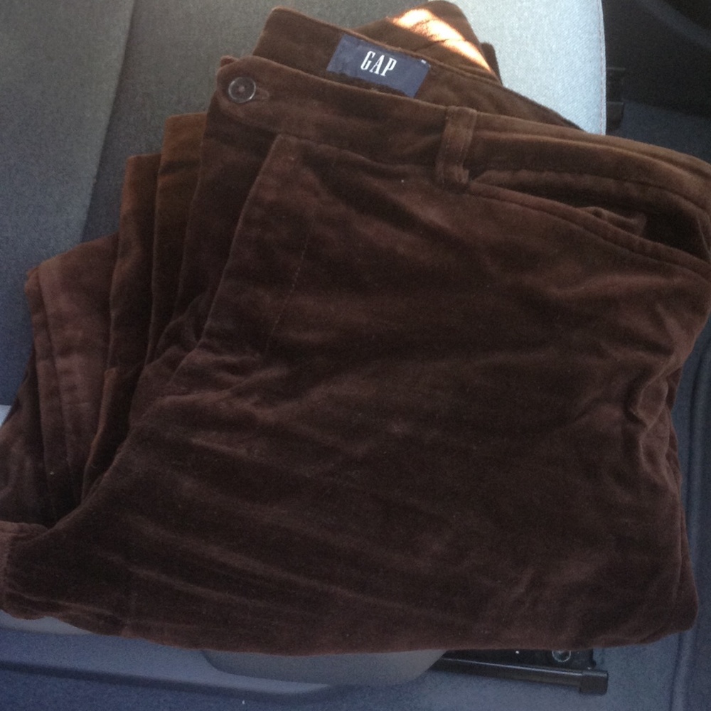 GAP velvet pants